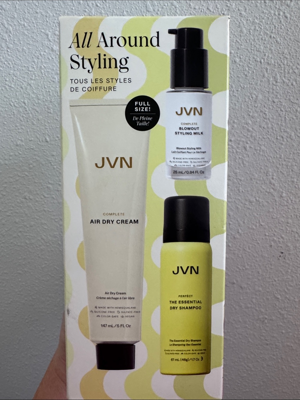 JVN ALL AROUND STYLING TRIO SET NEW